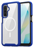 Samsung Galaxy A17 Hoesje Full Protect 360° Cover met MagSafe / Qi2 Blauw afbeelding 4