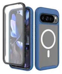 Google Pixel 10 Pro XL Hoesje Full Protect PixelSnap Cover MagSafe/Qi2 Blauw afbeelding