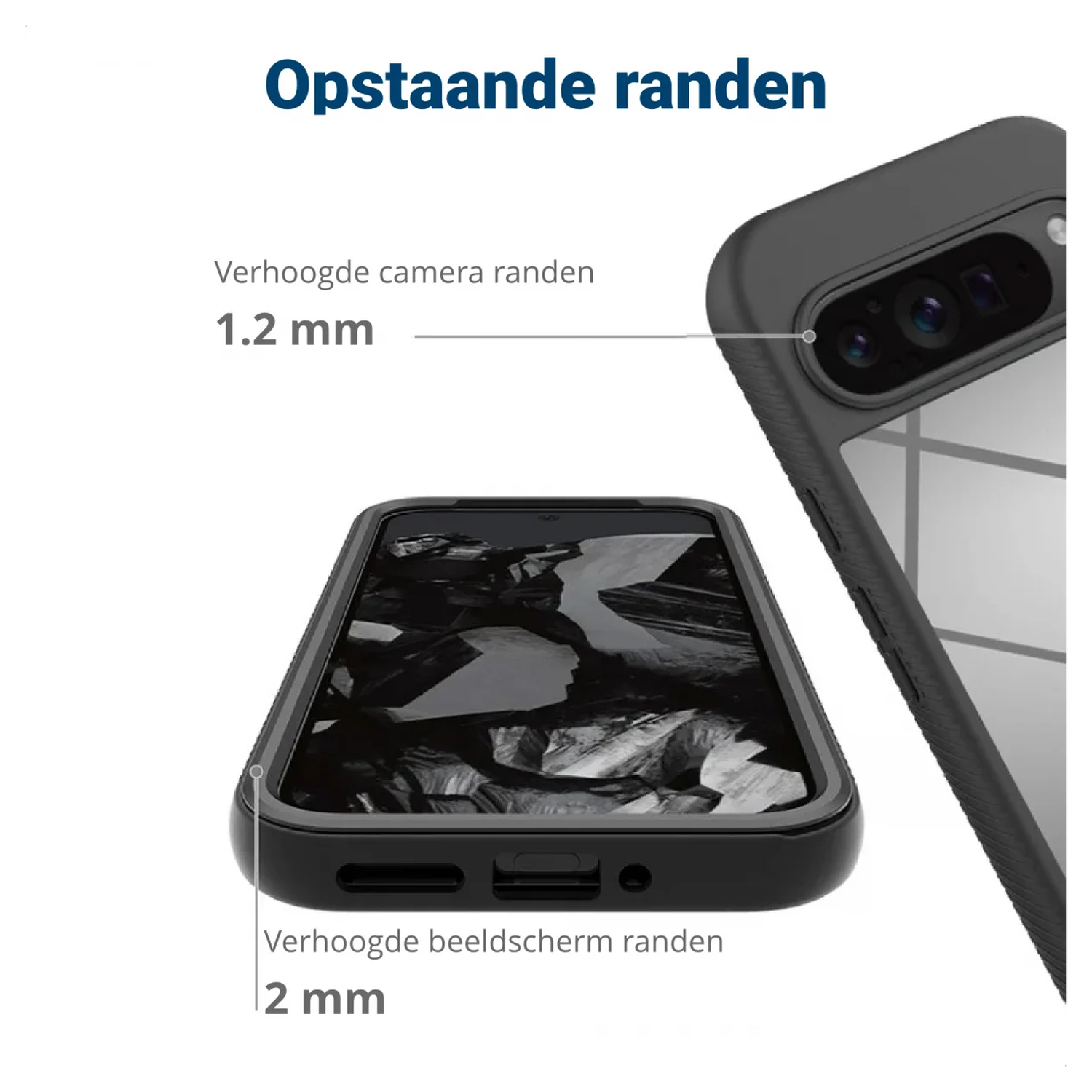 Google Pixel 10 Pro XL Hoesje Full Protect 360° Cover met MagSafe / Qi2 Blauw afbeelding 7