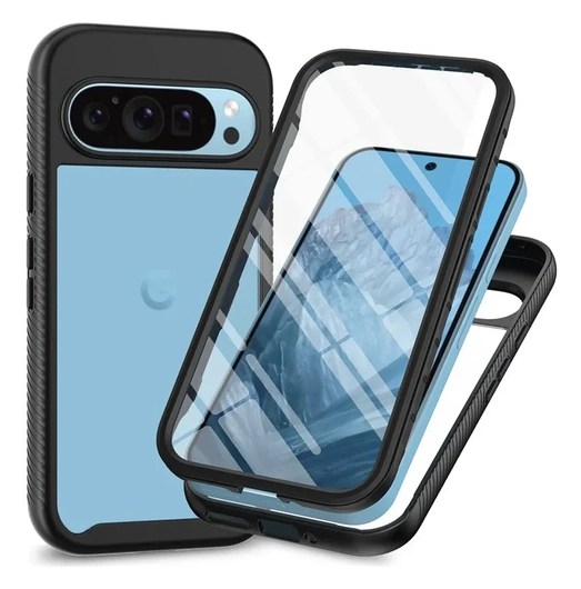 Google Pixel 10 Pro XL Hoesje Full Protect 360° Cover met MagSafe / Qi2 Blauw afbeelding 1