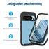Google Pixel 10 Pro XL Hoesje Full Protect 360° Cover met MagSafe / Qi2 Blauw afbeelding 2