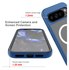 Google Pixel 10 Pro XL Hoesje Full Protect PixelSnap Cover MagSafe/Qi2 Blauw afbeelding 5