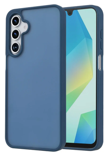 Samsung Galaxy A17 Hoesje Back Cover Matte Blauw afbeelding 1