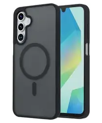 Samsung Galaxy A17 Hoesje met MagSafe Back Cover Matte Zwart afbeelding