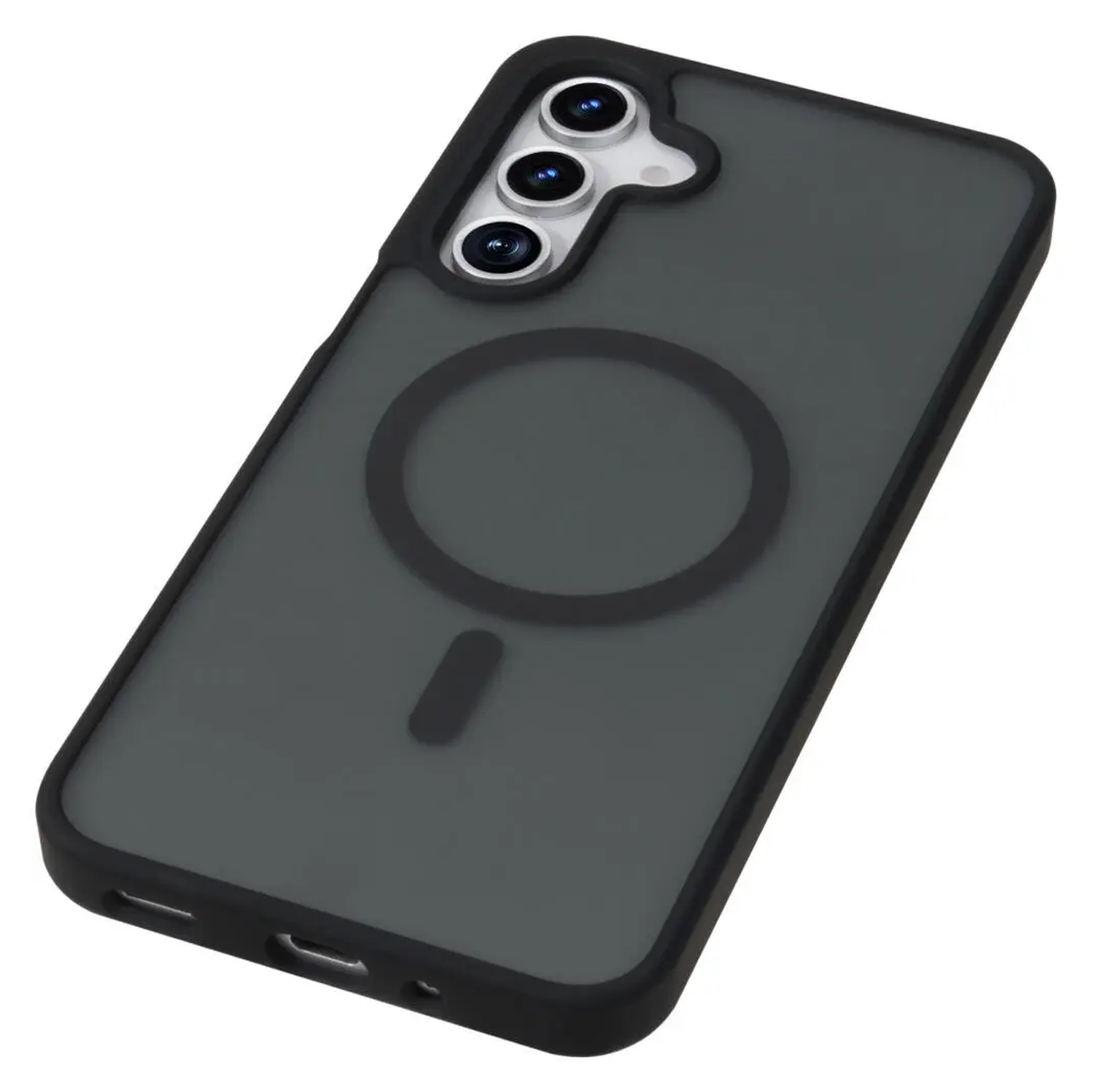 Samsung Galaxy A17 Hoesje met MagSafe Back Cover Matte Zwart afbeelding 7