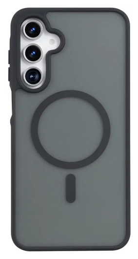 Samsung Galaxy A17 Hoesje met MagSafe Back Cover Matte Zwart afbeelding 2