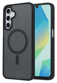Samsung Galaxy A17 Hoesje met MagSafe Back Cover Matte Zwart afbeelding