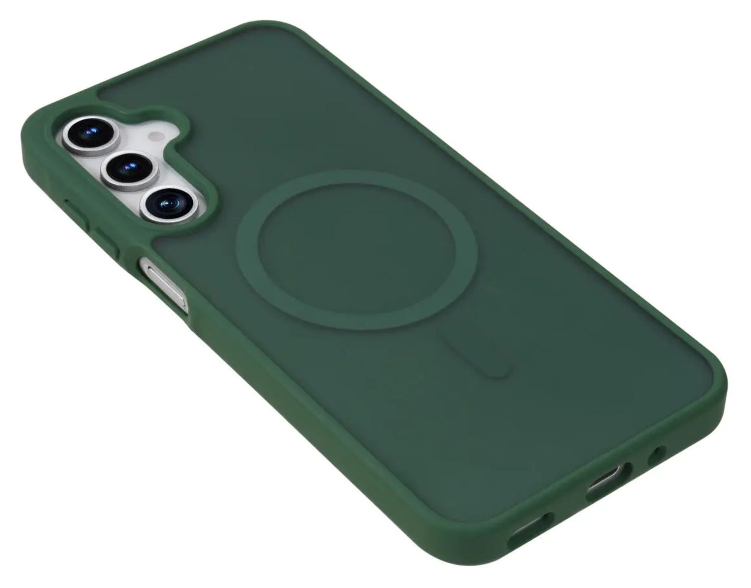 Samsung Galaxy A17 Hoesje met MagSafe Back Cover Matte Groen afbeelding 8