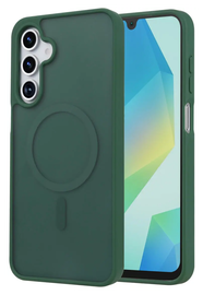 Samsung Galaxy A17 Hoesje met MagSafe Back Cover Matte Groen