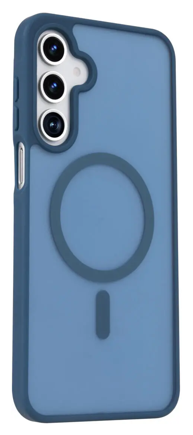 Samsung Galaxy A17 Hoesje met MagSafe Back Cover Matte Blauw afbeelding 4