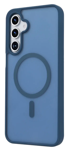 Samsung Galaxy A17 Hoesje met MagSafe Back Cover Matte Blauw afbeelding 6
