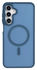 Samsung Galaxy A17 Hoesje met MagSafe Back Cover Matte Blauw afbeelding 2
