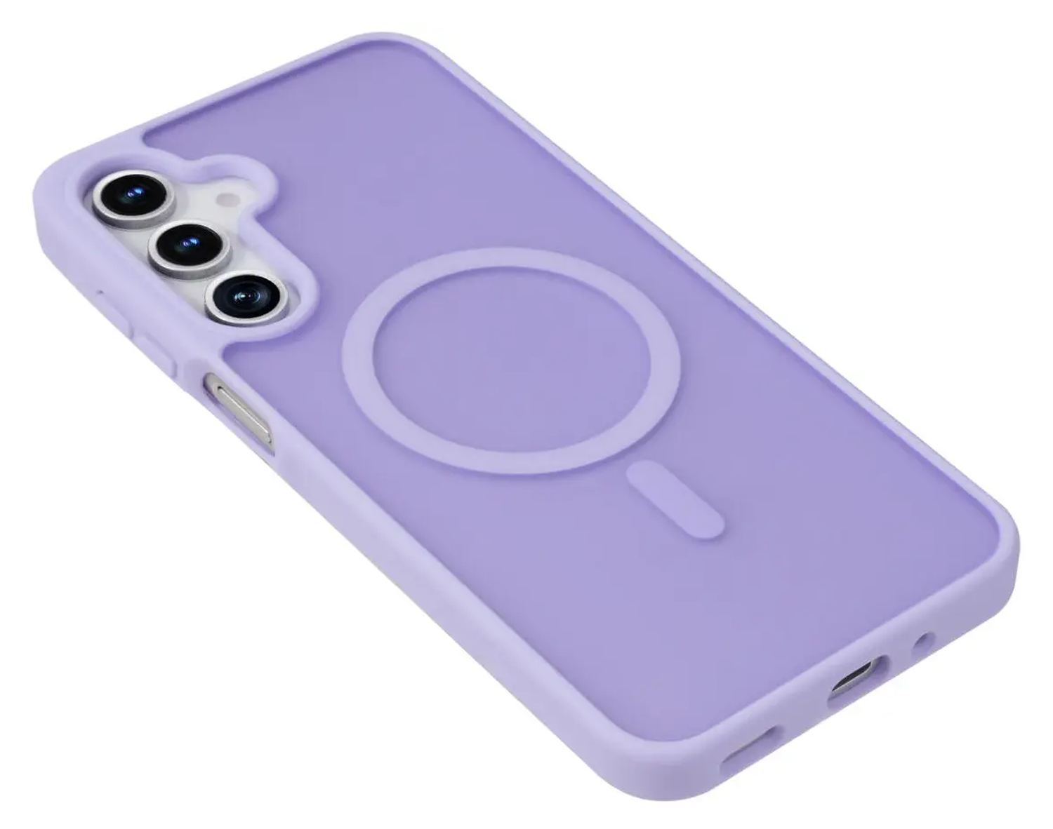 Samsung Galaxy A17 Hoesje met MagSafe Back Cover Matte Paars afbeelding 8