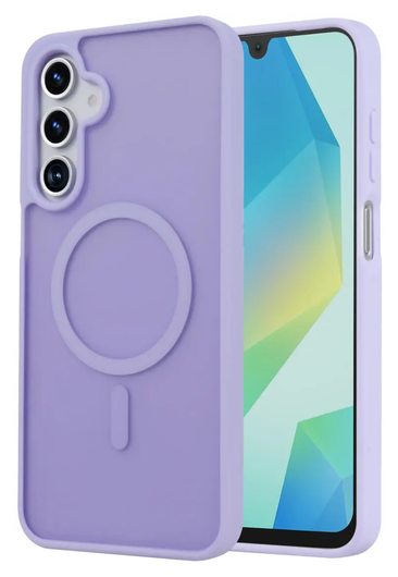 Samsung Galaxy A17 Hoesje met MagSafe Back Cover Matte Paars afbeelding 1