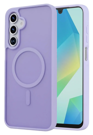 Samsung Galaxy A17 Hoesje met MagSafe Back Cover Matte Paars