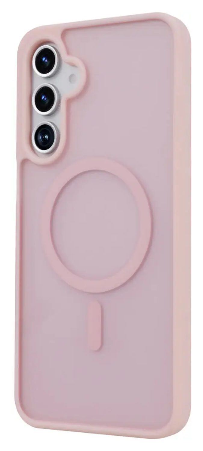 Samsung Galaxy A17 Hoesje met MagSafe Back Cover Matte Roze afbeelding 6