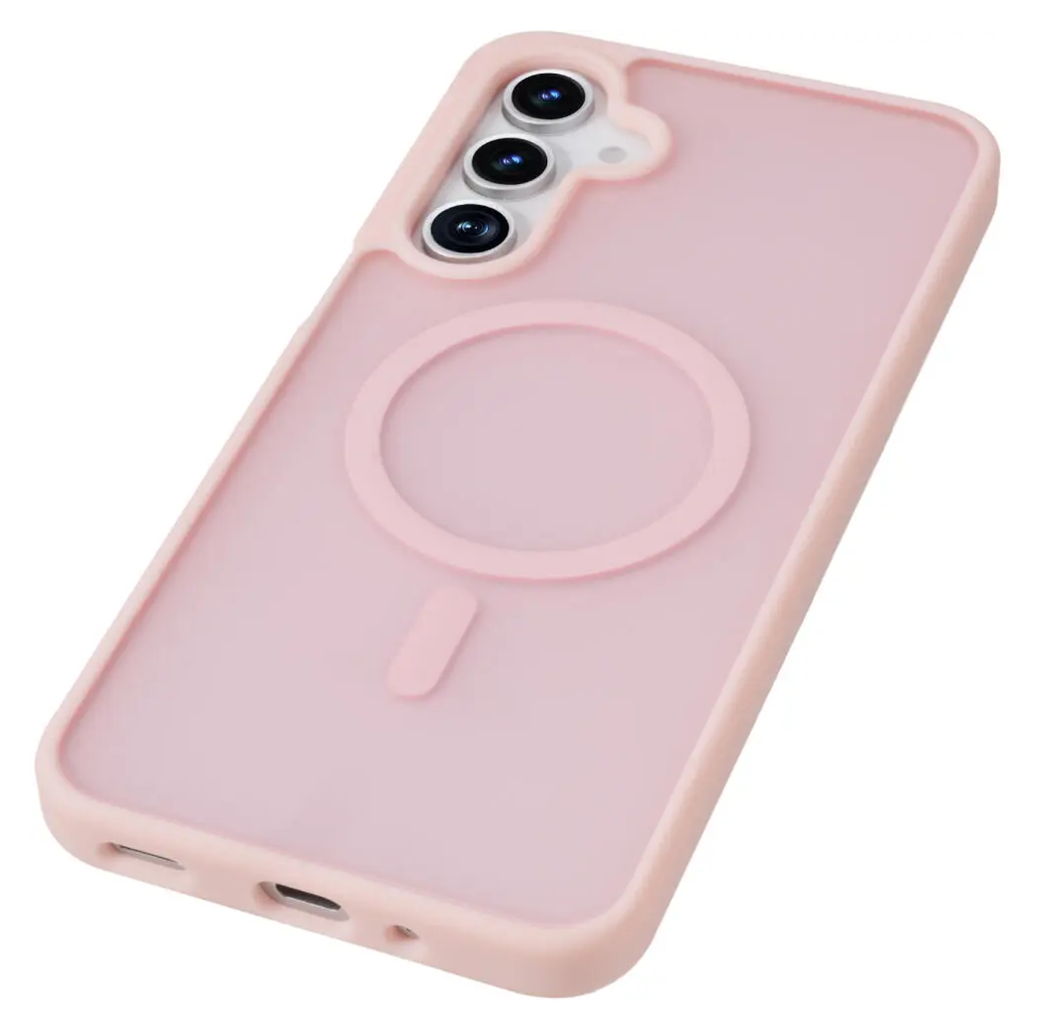 Samsung Galaxy A17 Hoesje met MagSafe Back Cover Matte Roze afbeelding 7