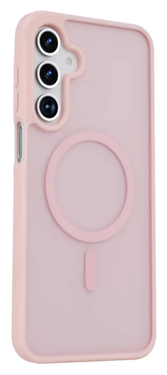 Samsung Galaxy A17 Hoesje met MagSafe Back Cover Matte Roze afbeelding 4