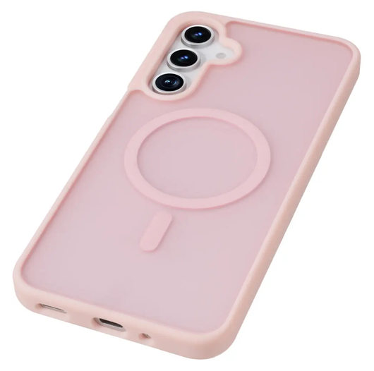 Samsung Galaxy A17 Hoesje met MagSafe Back Cover Matte Roze afbeelding 7