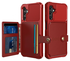 Samsung Galaxy A17 Hoesje 3-in-1 Pasjes Portemonnee Back Cover Rood