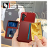 Samsung Galaxy A17 Hoesje 3-in-1 Pasjes Portemonnee Back Cover Rood afbeelding 4