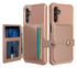 Samsung Galaxy A17 Hoesje 3-in-1 Pasjes Portemonnee Back Cover Roze