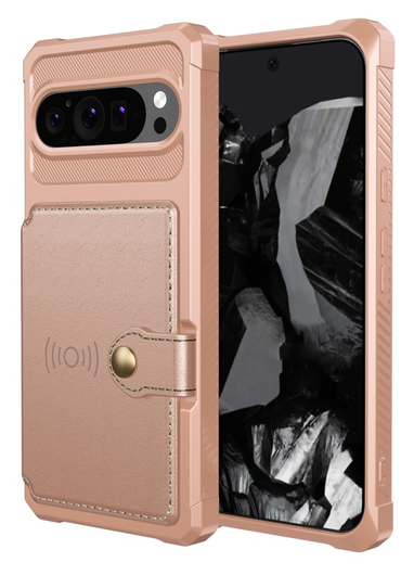 Google Pixel 10 / 10 Pro Hoesje 3-in-1 Pasjes Portemonnee Back Cover Roze afbeelding 3