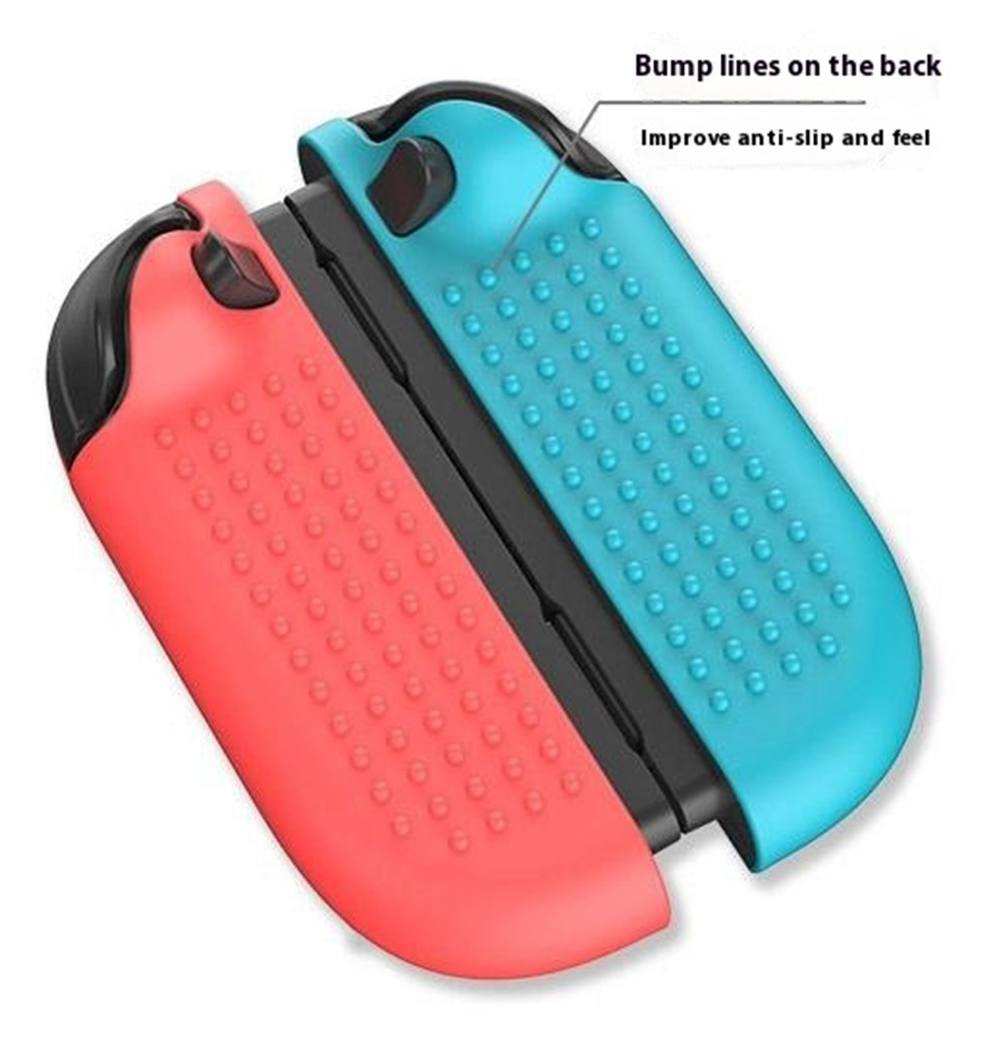 Nintendo Switch 2 Hoesje TPU Case met Siliconen Controllerhoezen Transparant afbeelding 3