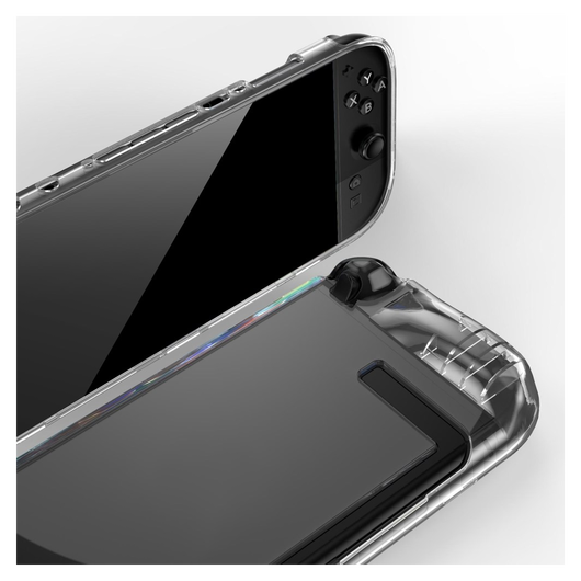 Nintendo Switch 2 Hoesje TPU Case met Siliconen Controllerhoezen Transparant afbeelding 8