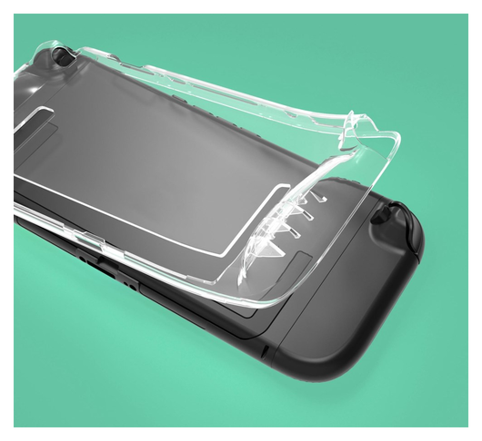 Nintendo Switch 2 Hoesje TPU Case met Siliconen Controllerhoezen Transparant afbeelding 9