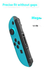 Nintendo Switch 2 Hoesje TPU Case met Siliconen Controllerhoezen Transparant afbeelding 4