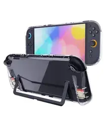 Nintendo Switch 2 Hoesje TPU Schokbestendige Back Cover Case Transparant afbeelding