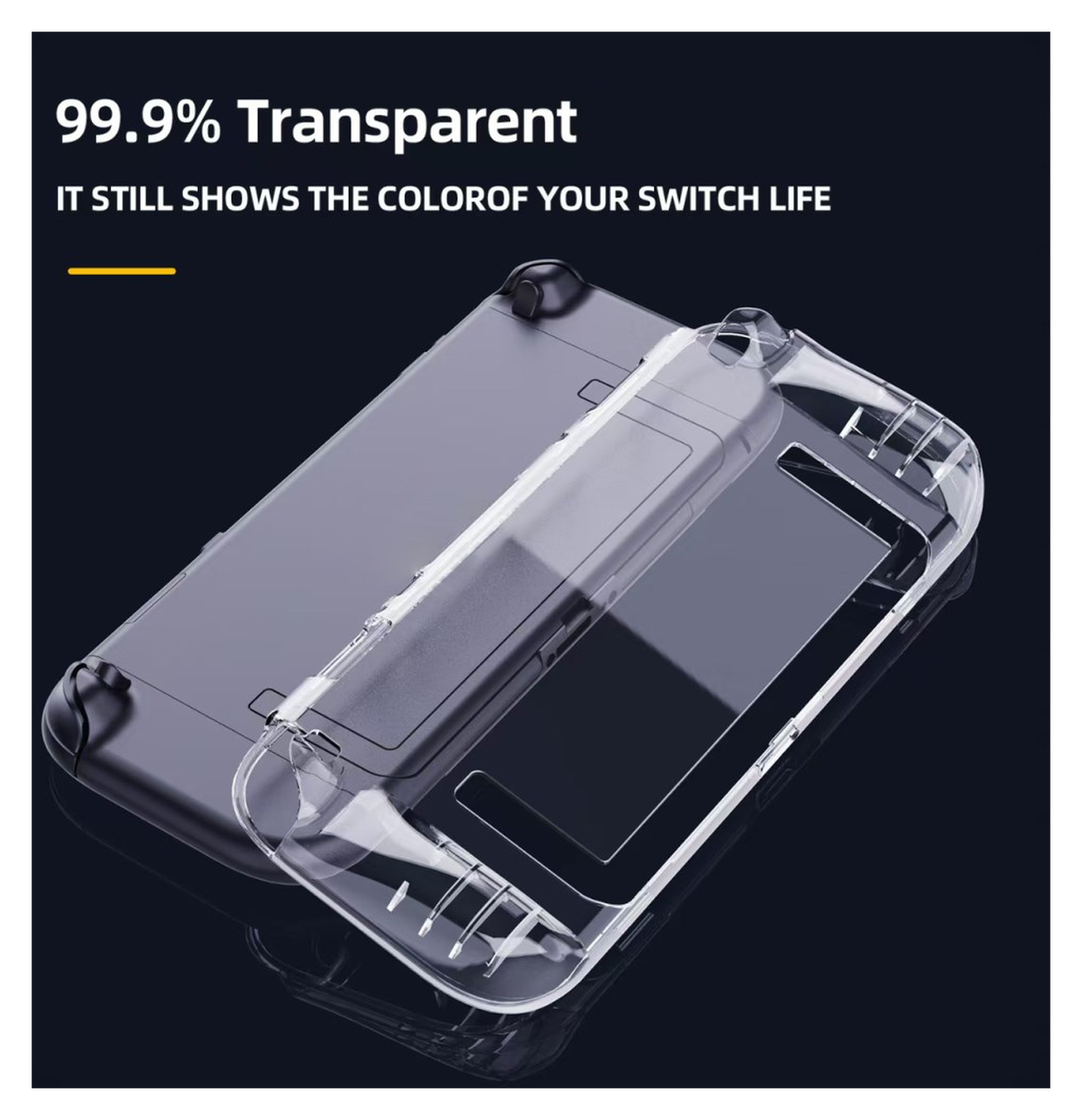Nintendo Switch 2 Hoesje TPU Schokbestendige Back Cover Case Transparant afbeelding 4