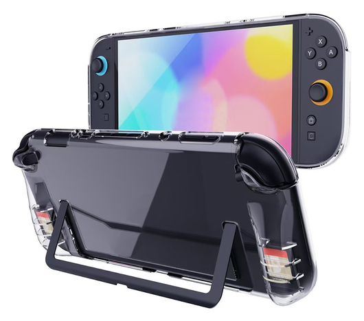 Nintendo Switch 2 Hoesje TPU Schokbestendige Back Cover Case Transparant afbeelding 1