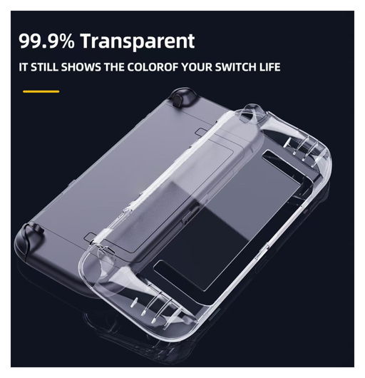 Nintendo Switch 2 Hoesje TPU Schokbestendige Back Cover Case Transparant afbeelding 4