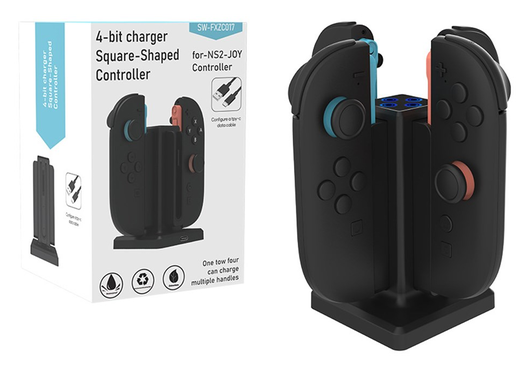 Nintendo Switch 2 Controller Oplaadstation 4-in-1 Magnetisch Oplaadstandaard afbeelding 8
