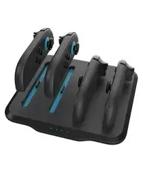 Nintendo Switch 2 Controller Oplaadstation 4 Plekken met LED-Indicatoren afbeelding