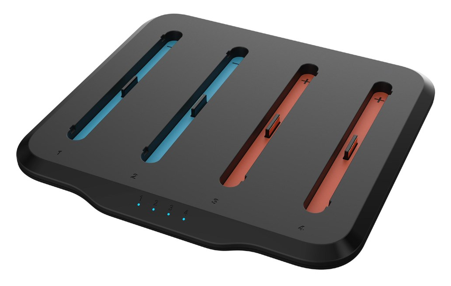 Nintendo Switch 2 Controller Oplaadstation 4 Plekken met LED-Indicatoren afbeelding 4