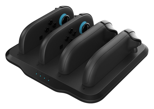 Nintendo Switch 2 Controller Oplaadstation 4 Plekken met LED-Indicatoren afbeelding 10