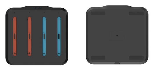 Nintendo Switch 2 Controller Oplaadstation 4 Plekken met LED-Indicatoren afbeelding 3