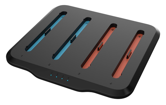 Nintendo Switch 2 Controller Oplaadstation 4 Plekken met LED-Indicatoren afbeelding 4
