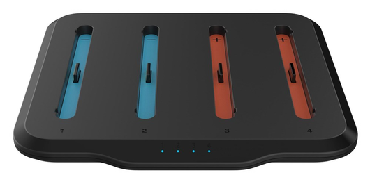 Nintendo Switch 2 Controller Oplaadstation 4 Plekken met LED-Indicatoren afbeelding 5