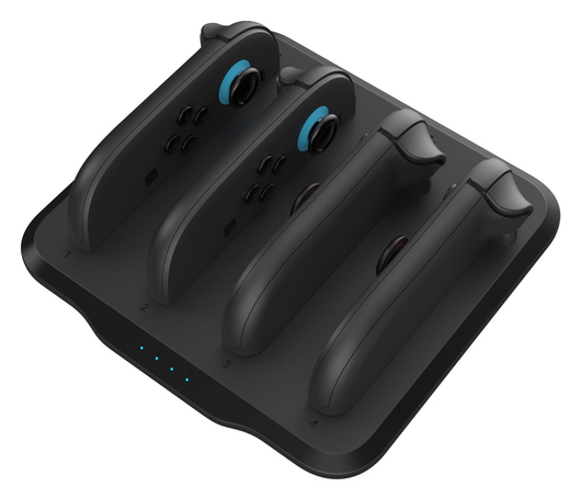 Nintendo Switch 2 Controller Oplaadstation 4 Plekken met LED-Indicatoren afbeelding 9