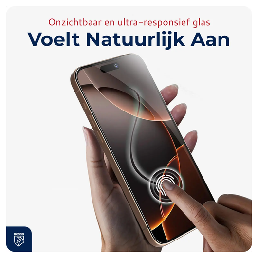 Rosso Apple iPhone Air Tempered Glass met Installatietray Dust Removal afbeelding 4