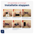 Rosso Apple iPhone Air Tempered Glass met Installatietray Dust Removal afbeelding 9