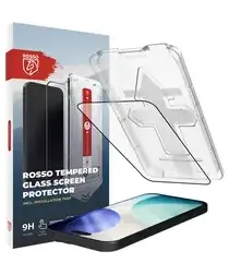 Rosso Apple iPhone 17 Pro Tempered Glass met Installatietray Dust Removal afbeelding