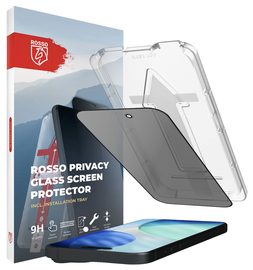 Rosso Apple iPhone 17 Privacy Glass met Installatietray Dust Removal