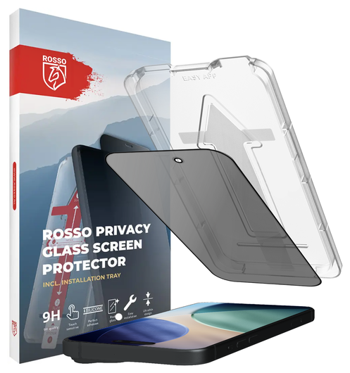 Rosso Apple iPhone Air Privacy Glass met Installatietray Dust Removal afbeelding 1