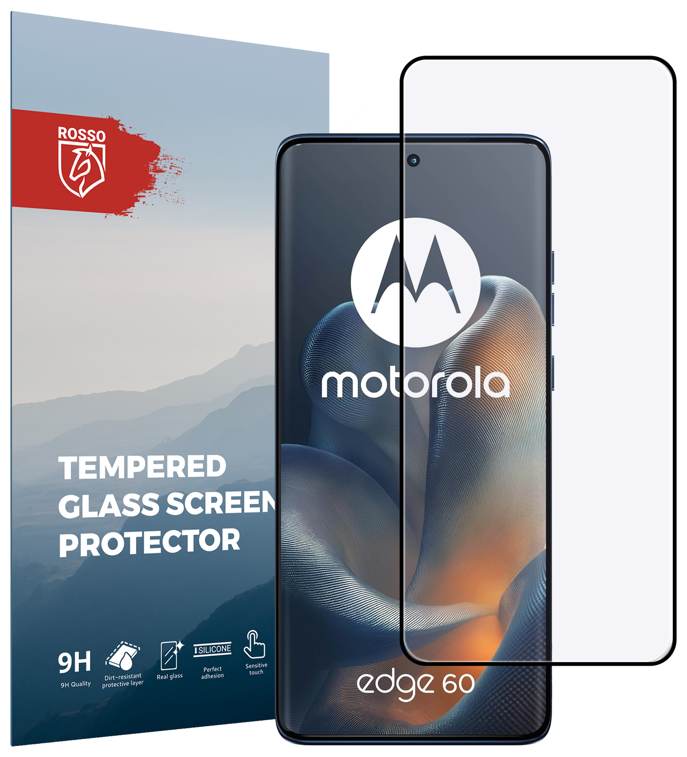 Rosso Motorola Edge 60 9H Tempered Glass Screen Protector afbeelding 1