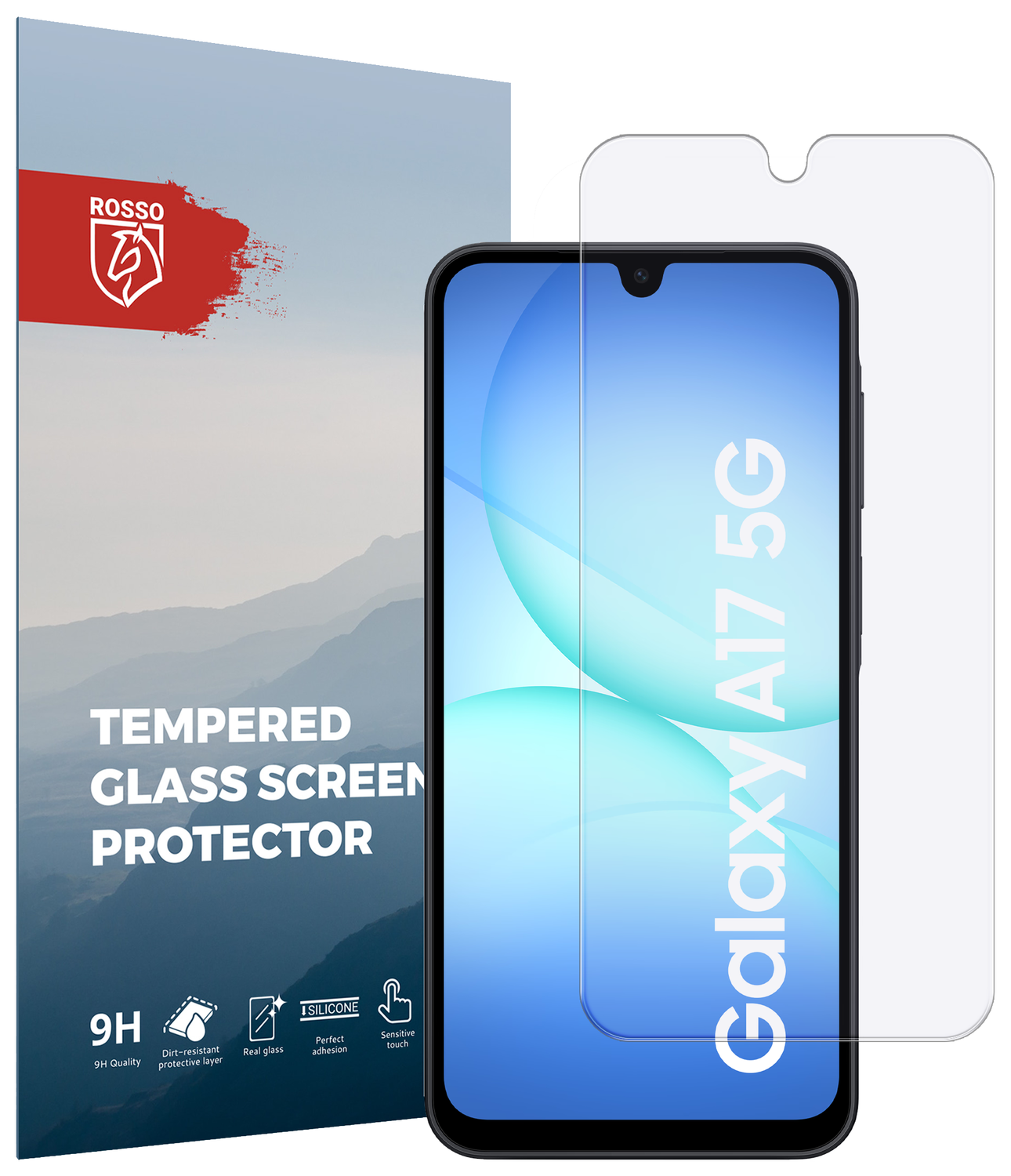 Rosso Samsung Galaxy A17 9H Tempered Glass Screen Protector afbeelding 1